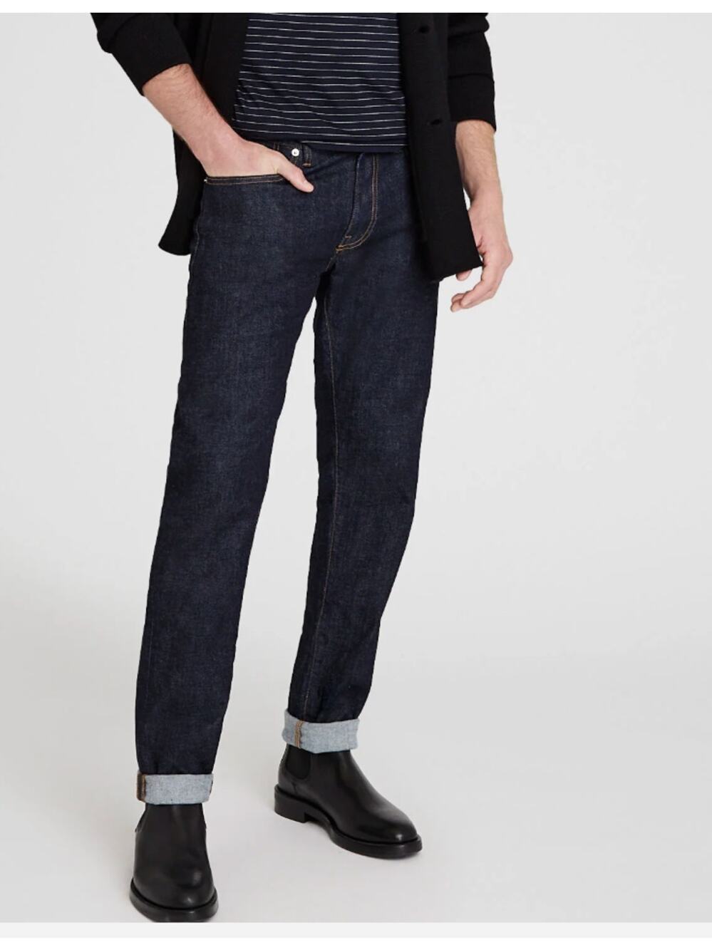 Club Monaco Super Slim Denim Jeans Men's 32x32 Dark Indigo Slim Fit Corpcore